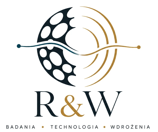 Logo R&W – Badania, Technologia, Wdrożenia